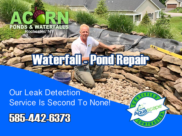 Water Feature-Pond Repair Services Rochester-Western New York-NY